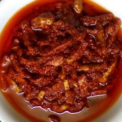 A picture of Ambe haldi ka achar.