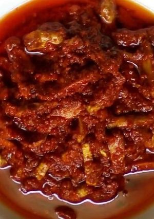 A picture of Ambe haldi ka achar.