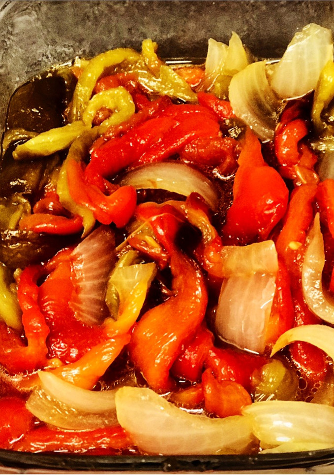 Una foto de Verduras asadas (casi escalivada)