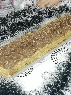 Una foto de Tarta de la abuela navideña