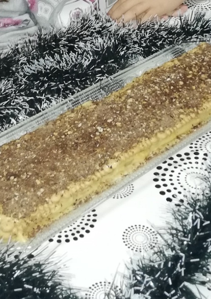Una foto de Tarta de la abuela navideña