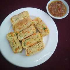 A picture of Tamagoyaki.