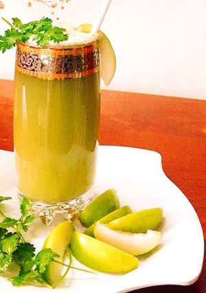 Hình của món Sinh tố táo.