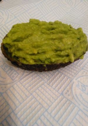 A picture of Avocado filled avocado.