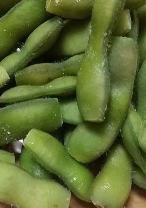 A picture of Salted Boiled Edamame.