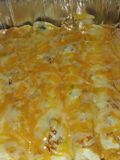 A picture of Salsa Verde Chicken Enchiladas.