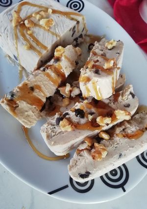 Φωτογραφία της συνταγής Frozen yogurt με μπανάνα και φυστικοβούτυρο ♠️💜