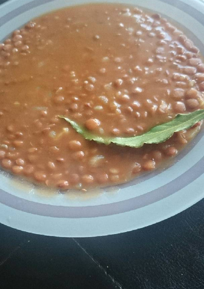 Una foto de Lentejas estofadas sin chorizo