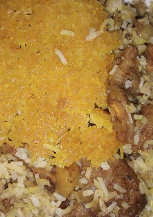 عکسی از دستور تهچین سیرابی
