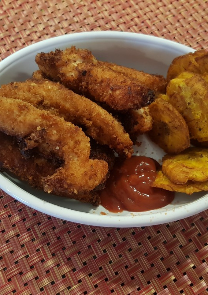 Una foto de Pechurinas con tostones