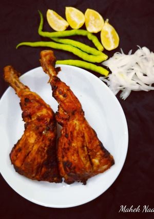तंदूरी चिकन (Tandoori chicken recipe in hindi) रेसिपी मुख्य फोटो