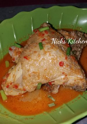 Foto resep Ayam Bumbu Rujak Kuah Santan