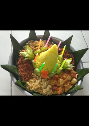 Foto resep 60. Nasi Tumpeng Sederhana