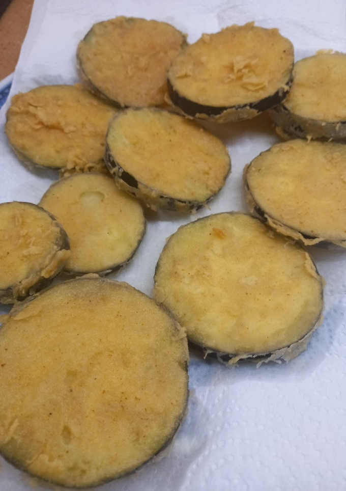 Una foto de Berenjenas fritas a lo mateo