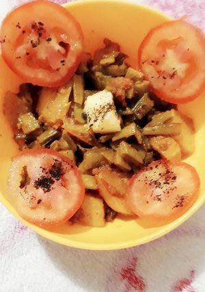 A picture of Gavar beans veg.