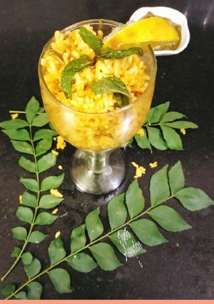 A picture of Spicy Palak pulao ❤️ ❤️😋😋.
