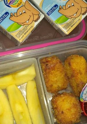 Foto resep Chicken Nugget wortel keju (Bekal sekolah anak TK)