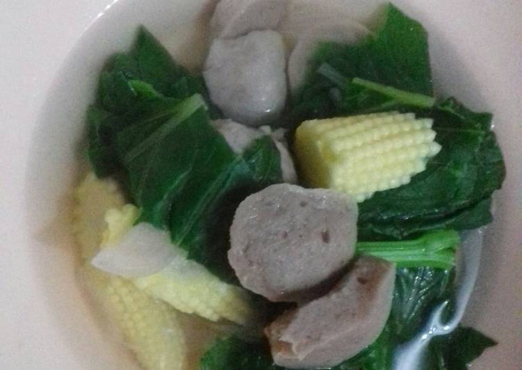 Bening bakso sawi ijo