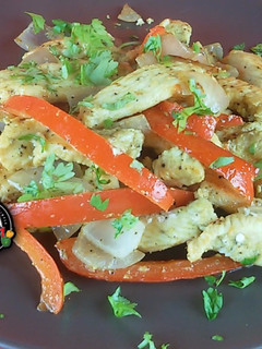 Una foto de Fajitas De Pollo A La Mexicana