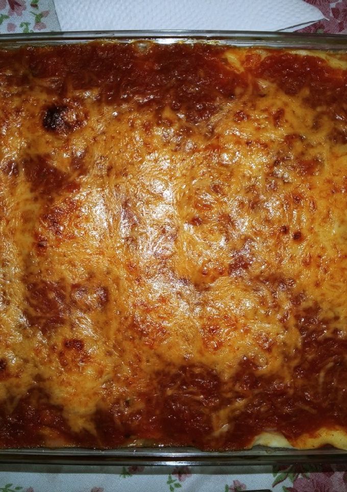 Una foto de Canelones de Pollo y Ricota