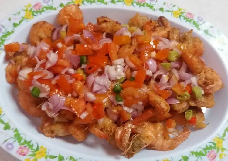 Resep Udang goreng tepung sambal dabu-dabu, Lezat Sekali