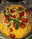 Ensalada de fideos multicolor😋