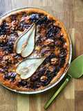 Quiche z gruszkami macerowanymi w winie