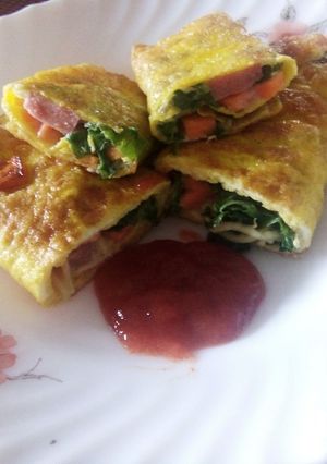 Foto resep Sayur Selimut (wortel,bayam,telur)