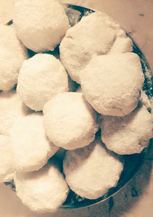 صورة لوصفة بسكوت النشادر بدون بيض😋😘😍
