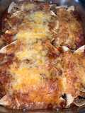 Red enchiladas
