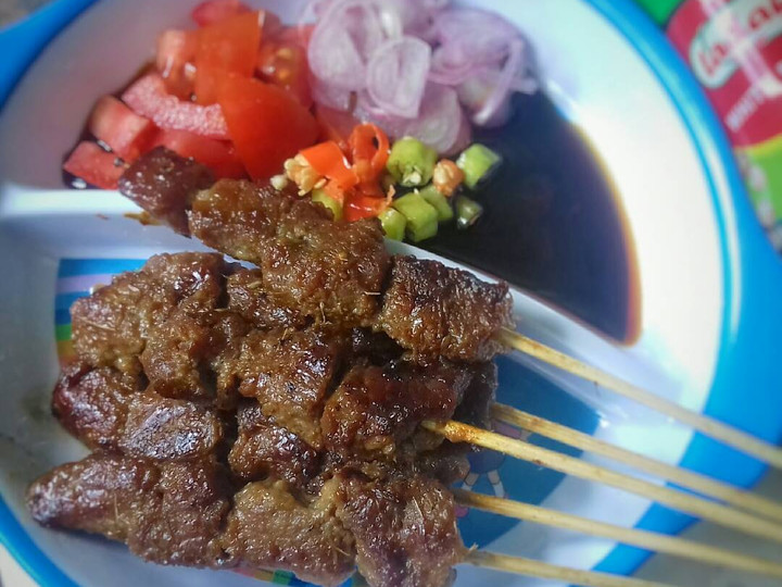 Resep Sate Sapi Bumbu Rempah Manis, Sempurna