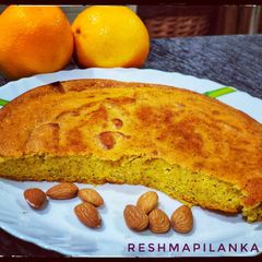 A picture of Almond Orange cake.