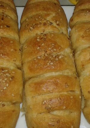 صورة لوصفة معجنات بالجبنه النستو بعجينه العشر دقايق