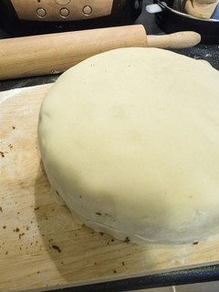 A picture of How to Marzipan a Cake.