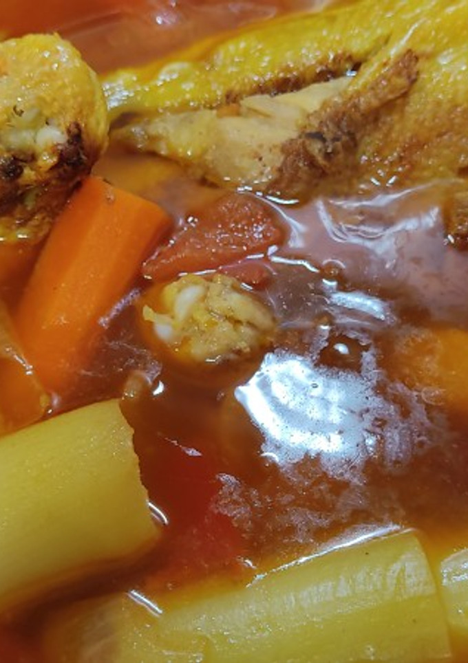 Una foto de Caldito de pollo para sopa (o lo que surja)