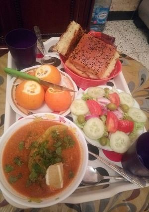 صورة لوصفة شوربة فريك