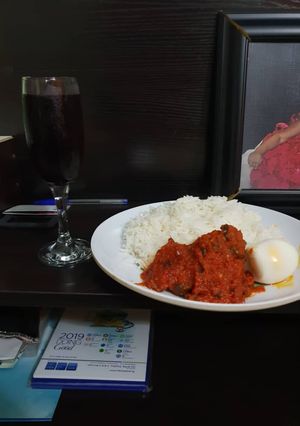 A picture of Goat Meat Stew.
