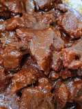 Rendang sapi tanpa santan