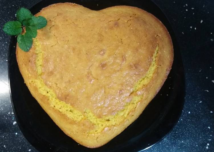 Bizcocho de limón para San Valentín