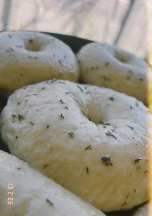 Una foto de Bagels Caseros Super Esponjosos