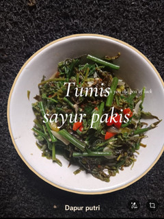Foto resep Tumis sayur pakis ✨