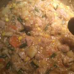 A picture of Pork stew.