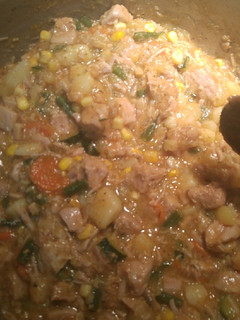 A picture of Pork stew.