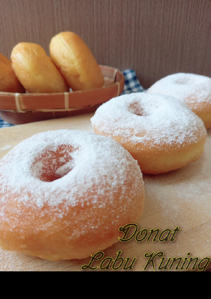 Foto resep 25).Donat Labu Kuning Tanpa Telur Tanpa Mixer