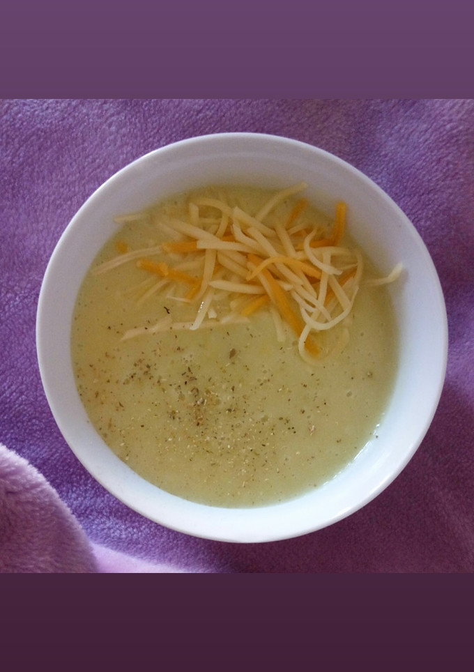 Una foto de Crema de puerro y patata