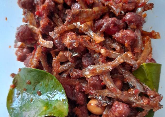 Sambal teri kacang