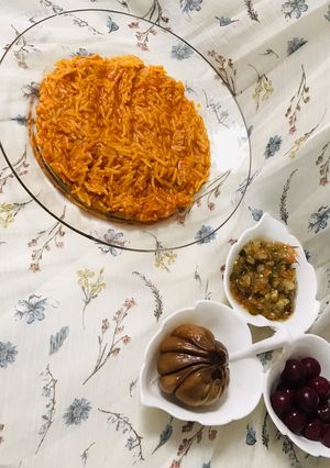 عکسی از دستور کته برنج و رب 😁😋