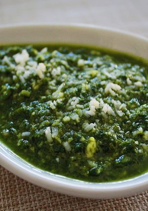 Una foto de Pesto genovés
