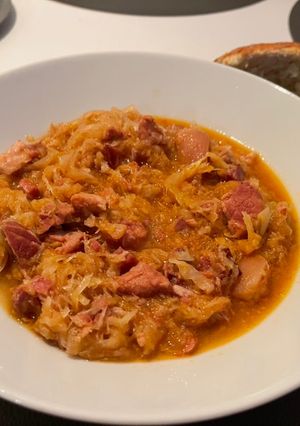 Káposztás csülök recept fotója