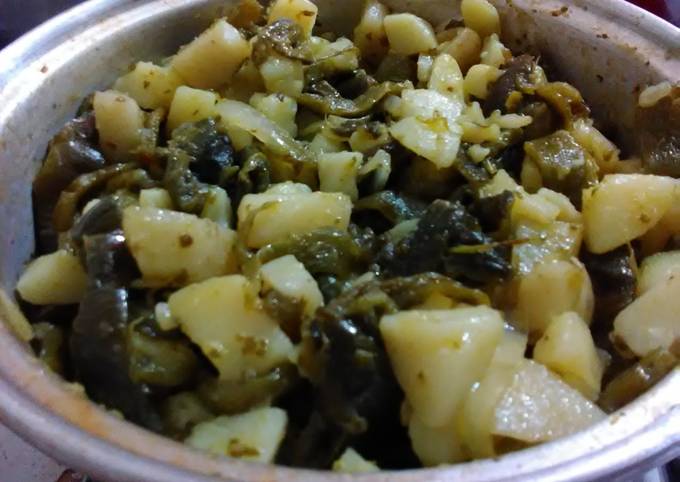 Rajas con papas Receta de Fathy Padilla - Cookpad